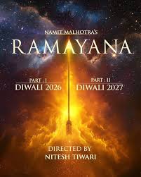 Ramayana: Part 1 Official Poster - Ranbir Kapoor as Lord Ram