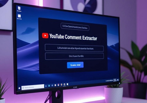 YouTube Comment Extractor Tool Interface
