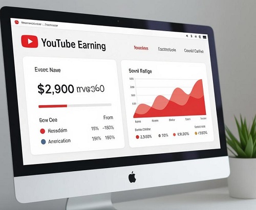 YouTube Earnings Calculator 2025 Interface