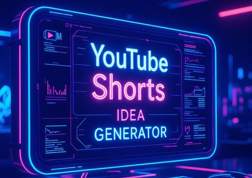 Screenshot of YouTube Shorts Idea Generator results