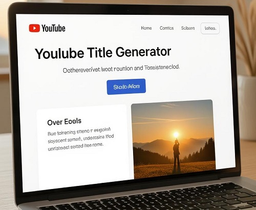 YouTube Title Generator Interface